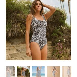 Like new leopard Albion swim suit